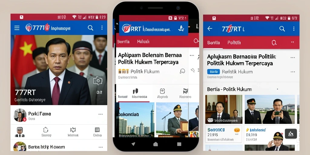 Antarmuka 777RT yang informatif dan mudah diakses.