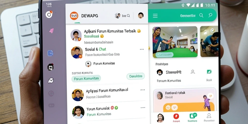 Tampilan antarmuka DEWAPG yang interaktif dan menarik.
