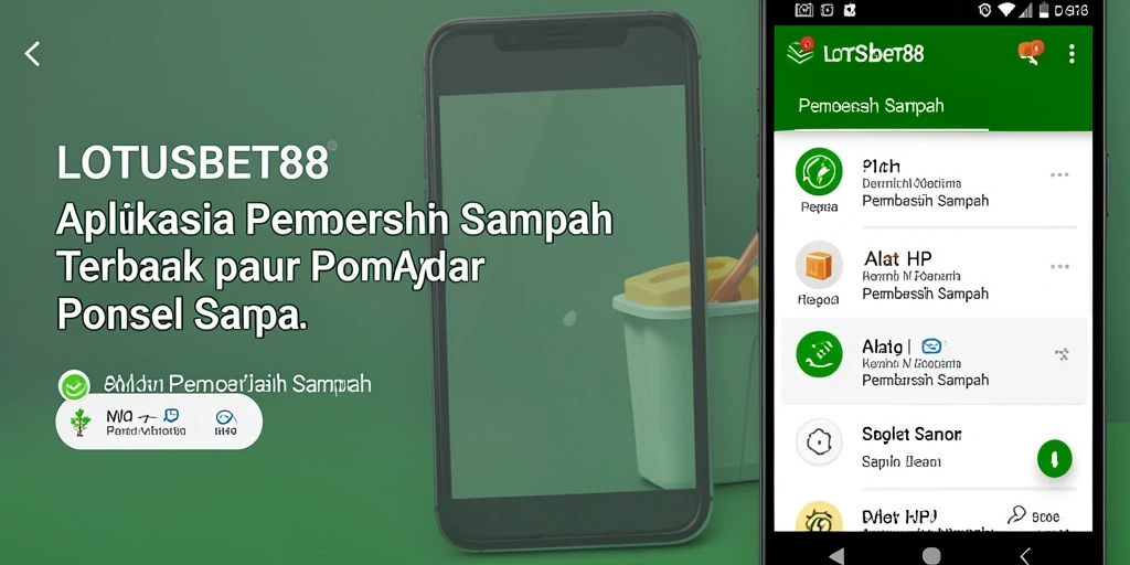 Screenshot antarmuka LOTUSBET88 menunjukkan fitur pembersihan yang user-friendly.